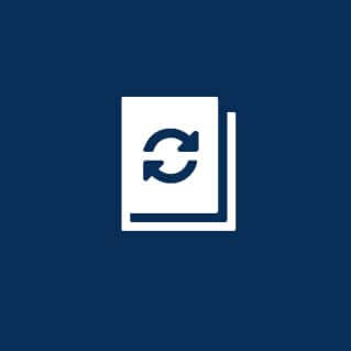 An illustration of a book with an arrow symbol on it