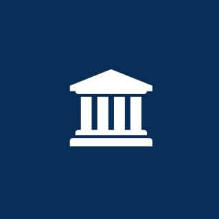 An illustration of a greek style building with columns