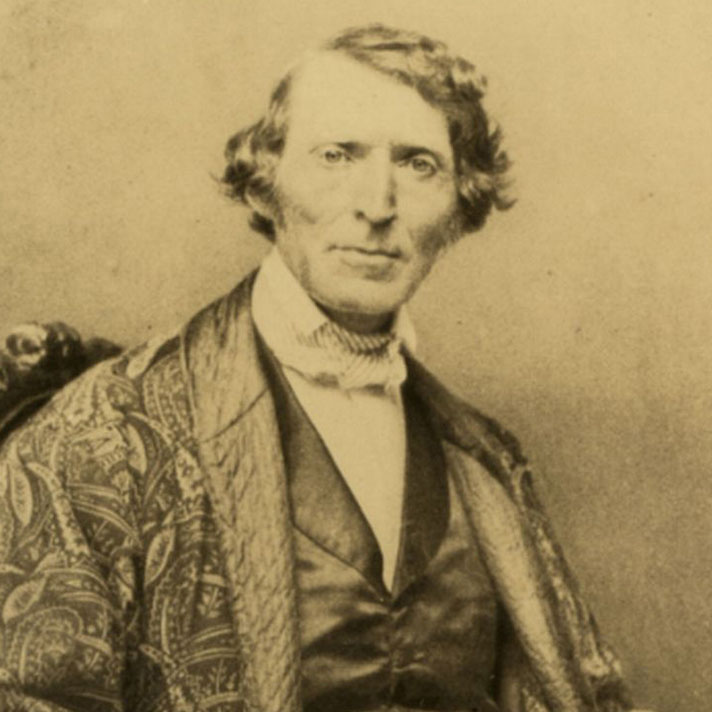 Portrait of Maine artist Jeremiah Hardy.