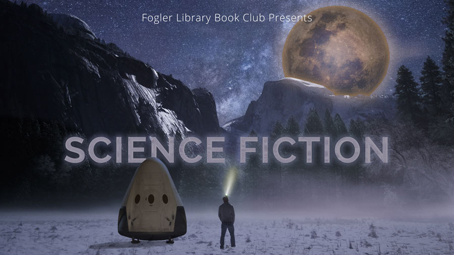 science fiction book club flyer