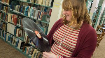 speical collections intern holding record
