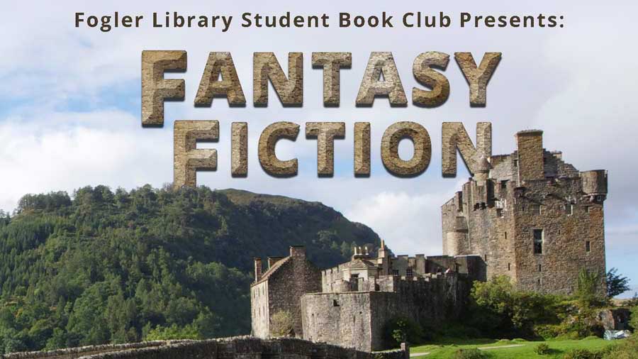 fantasy fiction book club flyer