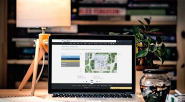 library building map mockup